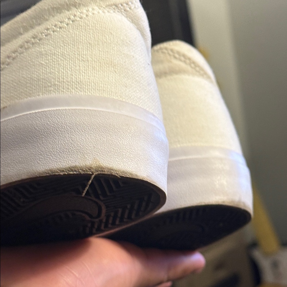 NIKE CD6279-110 SB Check Solar White Canvas Skater Womens Shoes Size 8.5- - Picture 6 of 7